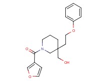 [1-(3-furoyl)-3-(2-phenoxyethyl)-3-piperidinyl]methanol