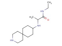 N~2~-3-azaspiro[5.5]undec-9-yl-N~1~-ethylalaninamide dihydrochloride