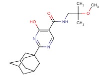 2-(1-adamantyl)-4-hydroxy-N-(2-methoxy-2-methylpropyl)pyrimidine-5-carboxamide