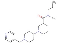N-methyl-N-propyl-1'-(pyridin-4-ylmethyl)-1,4'-bipiperidine-3-carboxamide