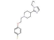 4-(1-ethyl-1H-imidazol-2-yl)-1-[2-(4-fluorophenoxy)ethyl]piperidine