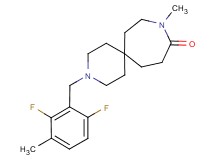 3-(2,6-difluoro-3-methylbenzyl)-9-methyl-3,9-diazaspiro[5.6]dodecan-10-one