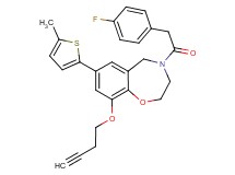 9-(3-butyn-1-yloxy)-4-[(4-fluorophenyl)acetyl]-7-(5-methyl-2-thienyl)-2,3,4,5-tetrahydro-1,4-benzoxazepine
