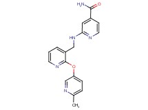 2-[({2-[(6-methylpyridin-3-yl)oxy]pyridin-3-yl}methyl)amino]isonicotinamide