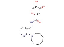 N-[(2-azocan-1-ylpyridin-3-yl)methyl]-5-hydroxy-4-oxo-4H-pyran-2-carboxamide