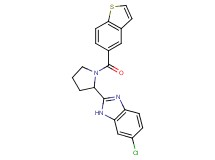 2-[1-(1-benzothien-5-ylcarbonyl)-2-pyrrolidinyl]-6-chloro-1H-benzimidazole