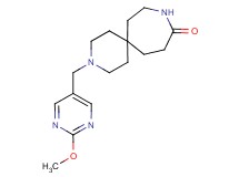 3-[(2-methoxy-5-pyrimidinyl)methyl]-3,9-diazaspiro[5.6]dodecan-10-one hydrochloride