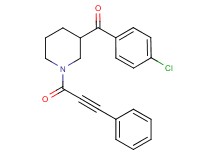(4-chlorophenyl)[1-(3-phenyl-2-propynoyl)-3-piperidinyl]methanone
