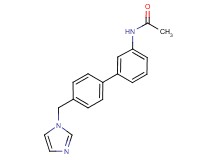 N-[4'-(1H-imidazol-1-ylmethyl)biphenyl-3-yl]acetamide