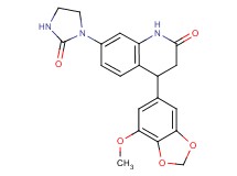 4-(7-methoxy-1,3-benzodioxol-5-yl)-7-(2-oxoimidazolidin-1-yl)-3,4-dihydroquinolin-2(1H)-one