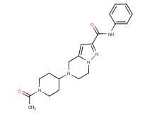 5-(1-acetylpiperidin-4-yl)-N-phenyl-4,5,6,7-tetrahydropyrazolo[1,5-a]pyrazine-2-carboxamide