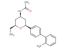 N-[(2S*,4R*,6S*)-2-ethyl-6-(2'-methylbiphenyl-4-yl)tetrahydro-2H-pyran-4-yl]acetamide