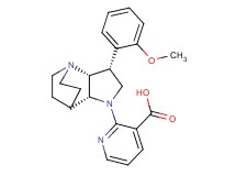 2-[(3R*,3aR*,7aR*)-3-(2-methoxyphenyl)hexahydro-4,7-ethanopyrrolo[3,2-b]pyridin-1(2H)-yl]nicotinic acid