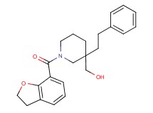 [1-(2,3-dihydro-1-benzofuran-7-ylcarbonyl)-3-(2-phenylethyl)piperidin-3-yl]methanol