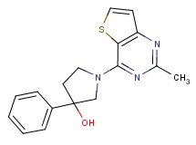 1-(2-methylthieno[3,2-d]pyrimidin-4-yl)-3-phenylpyrrolidin-3-ol