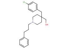 [4-(4-chlorobenzyl)-1-(3-phenylpropyl)-4-piperidinyl]methanol