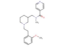 N-({1-[2-(2-methoxyphenyl)ethyl]-3-piperidinyl}methyl)-N-methylisonicotinamide