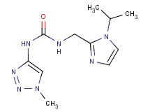 N-[(1-isopropyl-1H-imidazol-2-yl)methyl]-N'-(1-methyl-1H-1,2,3-triazol-4-yl)urea