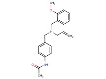 N-(4-{[allyl(2-methoxybenzyl)amino]methyl}phenyl)acetamide