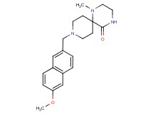 9-[(6-methoxy-2-naphthyl)methyl]-1-methyl-1,4,9-triazaspiro[5.5]undecan-5-one