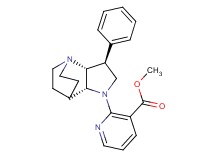 methyl 2-[(2R*,3S*,6R*)-3-phenyl-1,5-diazatricyclo[5.2.2.0~2,6~]undec-5-yl]nicotinate