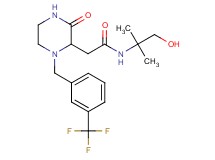 N-(2-hydroxy-1,1-dimethylethyl)-2-{3-oxo-1-[3-(trifluoromethyl)benzyl]-2-piperazinyl}acetamide
