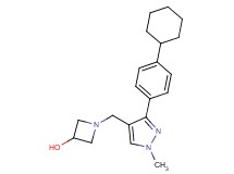 1-{[3-(4-cyclohexylphenyl)-1-methyl-1H-pyrazol-4-yl]methyl}-3-azetidinol