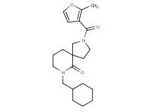 7-(cyclohexylmethyl)-2-(2-methyl-3-furoyl)-2,7-diazaspiro[4.5]decan-6-one