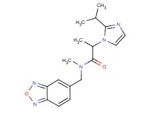 N-(2,1,3-benzoxadiazol-5-ylmethyl)-2-(2-isopropyl-1H-imidazol-1-yl)-N-methylpropanamide