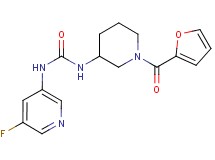N-(5-fluoropyridin-3-yl)-N'-[1-(2-furoyl)piperidin-3-yl]urea