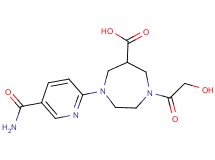 1-[5-(aminocarbonyl)pyridin-2-yl]-4-glycoloyl-1,4-diazepane-6-carboxylic acid