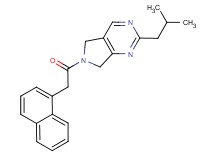2-isobutyl-6-(1-naphthylacetyl)-6,7-dihydro-5H-pyrrolo[3,4-d]pyrimidine