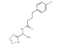 4-(4-chlorophenyl)-N-[1-(1H-tetrazol-5-yl)ethyl]butanamide