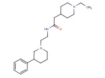 2-(1-ethyl-4-piperidinyl)-N-[2-(3-phenyl-1-piperidinyl)ethyl]acetamide