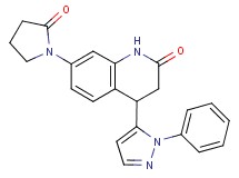 7-(2-oxopyrrolidin-1-yl)-4-(1-phenyl-1H-pyrazol-5-yl)-3,4-dihydroquinolin-2(1H)-one