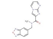 N-(2,1,3-benzoxadiazol-5-ylmethyl)-N-methylimidazo[1,2-a]pyrimidine-2-carboxamide