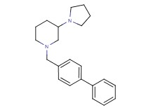 1-(4-biphenylylmethyl)-3-(1-pyrrolidinyl)piperidine