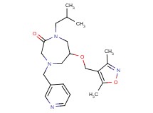 6-[(3,5-dimethyl-4-isoxazolyl)methoxy]-1-isobutyl-4-(3-pyridinylmethyl)-1,4-diazepan-2-one