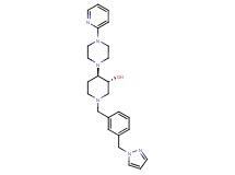 (3R*,4R*)-1-[3-(1H-pyrazol-1-ylmethyl)benzyl]-4-[4-(2-pyridinyl)-1-piperazinyl]-3-piperidinol