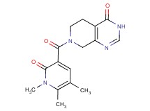 7-[(1,5,6-trimethyl-2-oxo-1,2-dihydropyridin-3-yl)carbonyl]-5,6,7,8-tetrahydropyrido[3,4-d]pyrimidin-4(3H)-one
