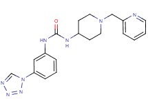 N-[1-(pyridin-2-ylmethyl)piperidin-4-yl]-N'-[3-(1H-tetrazol-1-yl)phenyl]urea