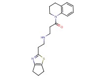 N-[2-(5,6-dihydro-4H-cyclopenta[d][1,3]thiazol-2-yl)ethyl]-3-(3,4-dihydroquinolin-1(2H)-yl)-3-oxopropan-1-amine