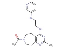 N-(7-acetyl-2-methyl-6,7,8,9-tetrahydro-5H-pyrimido[4,5-d]azepin-4-yl)-N'-pyridin-3-ylethane-1,2-diamine