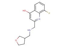 8-fluoro-2-{[(tetrahydrofuran-3-ylmethyl)amino]methyl}quinolin-4-ol