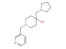 1-(pyridin-3-ylmethyl)-4-(pyrrolidin-1-ylmethyl)piperidin-4-ol