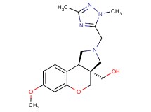 [(3aS*,9bS*)-2-[(1,3-dimethyl-1H-1,2,4-triazol-5-yl)methyl]-7-methoxy-1,2,3,9b-tetrahydrochromeno[3,4-c]pyrrol-3a(4H)-yl]methanol
