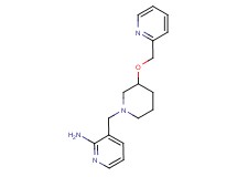 3-{[3-(pyridin-2-ylmethoxy)piperidin-1-yl]methyl}pyridin-2-amine