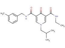 N-ethyl-1-isobutyl-N'-(3-methylbenzyl)-4-oxo-1,4-dihydro-3,5-pyridinedicarboxamide