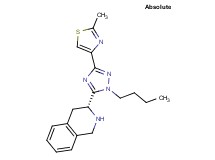 (3R)-3-[1-butyl-3-(2-methyl-1,3-thiazol-4-yl)-1H-1,2,4-triazol-5-yl]-1,2,3,4-tetrahydroisoquinoline