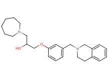 1-(1-azepanyl)-3-[3-(3,4-dihydro-2(1H)-isoquinolinylmethyl)phenoxy]-2-propanol